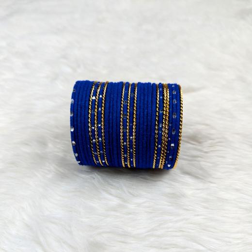 Velvet Reshmi Churi For Girls. Bridal bangles ( 5 colors)