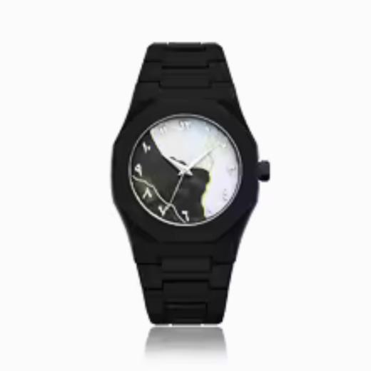 Aura watch 2025 New Arabic Aura Watch Black Modern Creative Design ( Black)