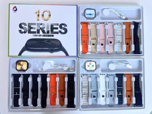 S30 Pro Max Smart Watch with 7 Straps. Series 10 Infinity Screen Bluetooth Calling Smartwatch